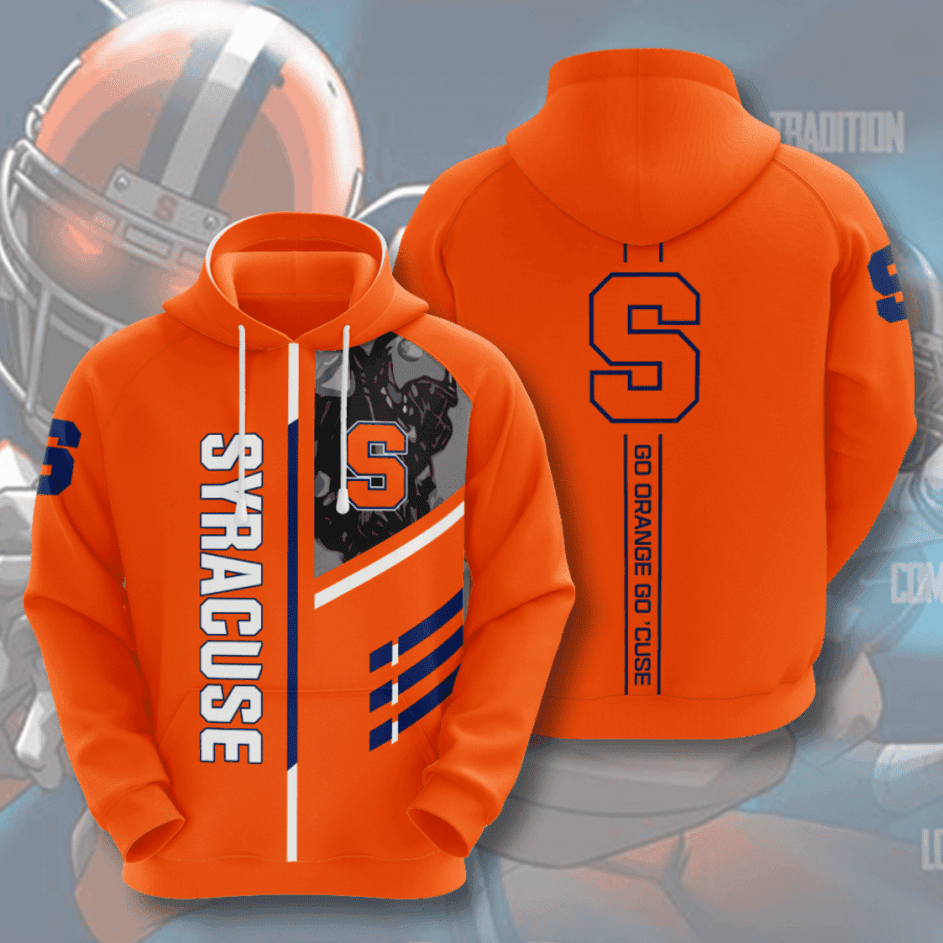 Syracuse Orange American Football 3D All Over Print Hoodie, Zip Hoodie