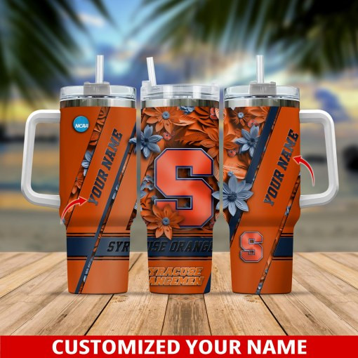 Syracuse Orange NCAA Custom Stanley Cup 40 oz 30 oz Tumbler With HandleTVC230103 - Image 3