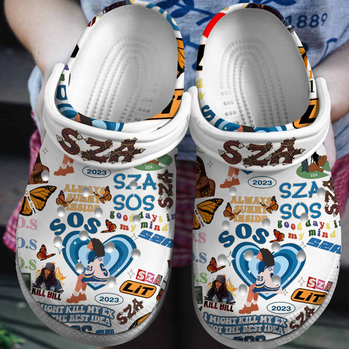 SZA MusicÂ Crocs Crocband Clogs Shoes Comfortable For Men Women and Kids