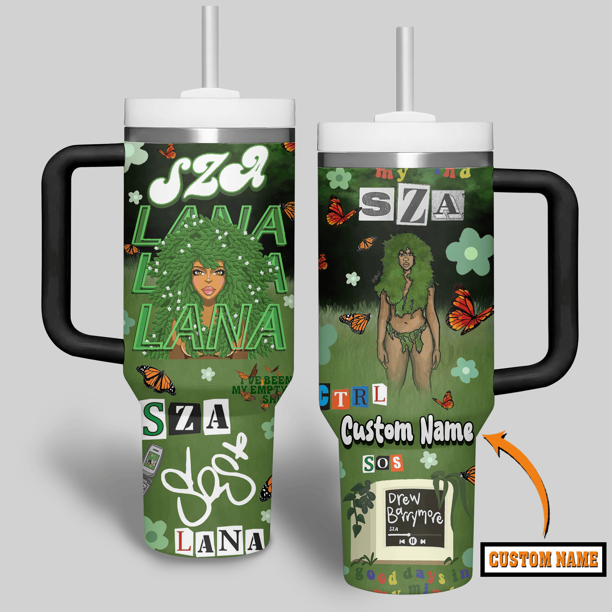 SZA Music Custom Stanley Cup 40 oz 30 oz Tumbler With HandleTVC2301278