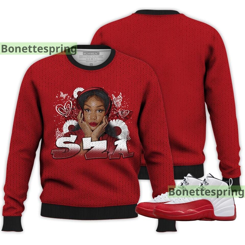 SZA Unisex Shirt To Match Sneaker Cherry 12s Tee
