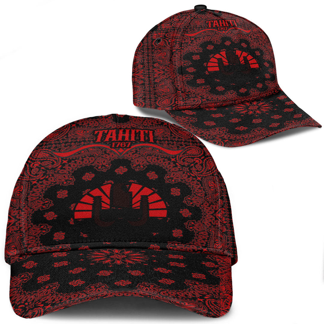 Tahiti Classic Cap Paisley Bandana Never Out of Date" Personalized Cap Trucker Hats Custom Hats Gifts For Men & Women"