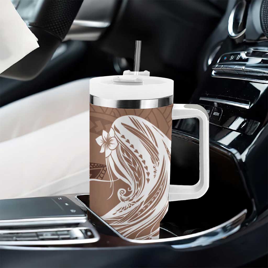 Tahiti Islands Polynesian Plumeria Tahitian Vahine ‘Ote’a Beige Custom Stanley Cup 40 oz 30 oz Tumbler With HandleTVC2301372 - Image 8