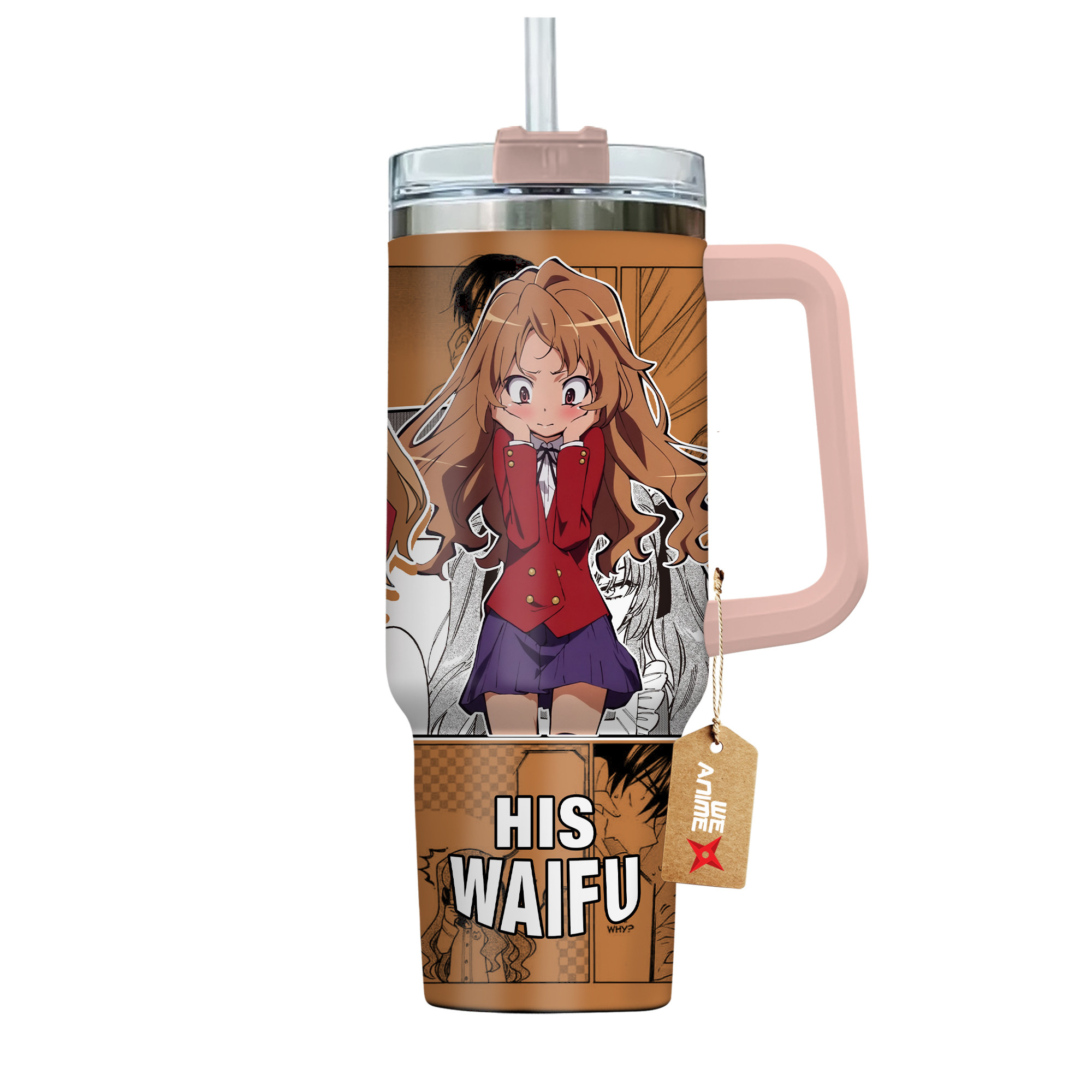 Taiga Aisaka Toradora Anime Custom Stanley Cup 40 oz 30 oz Tumbler With HandleTVC2301137 - Image 4