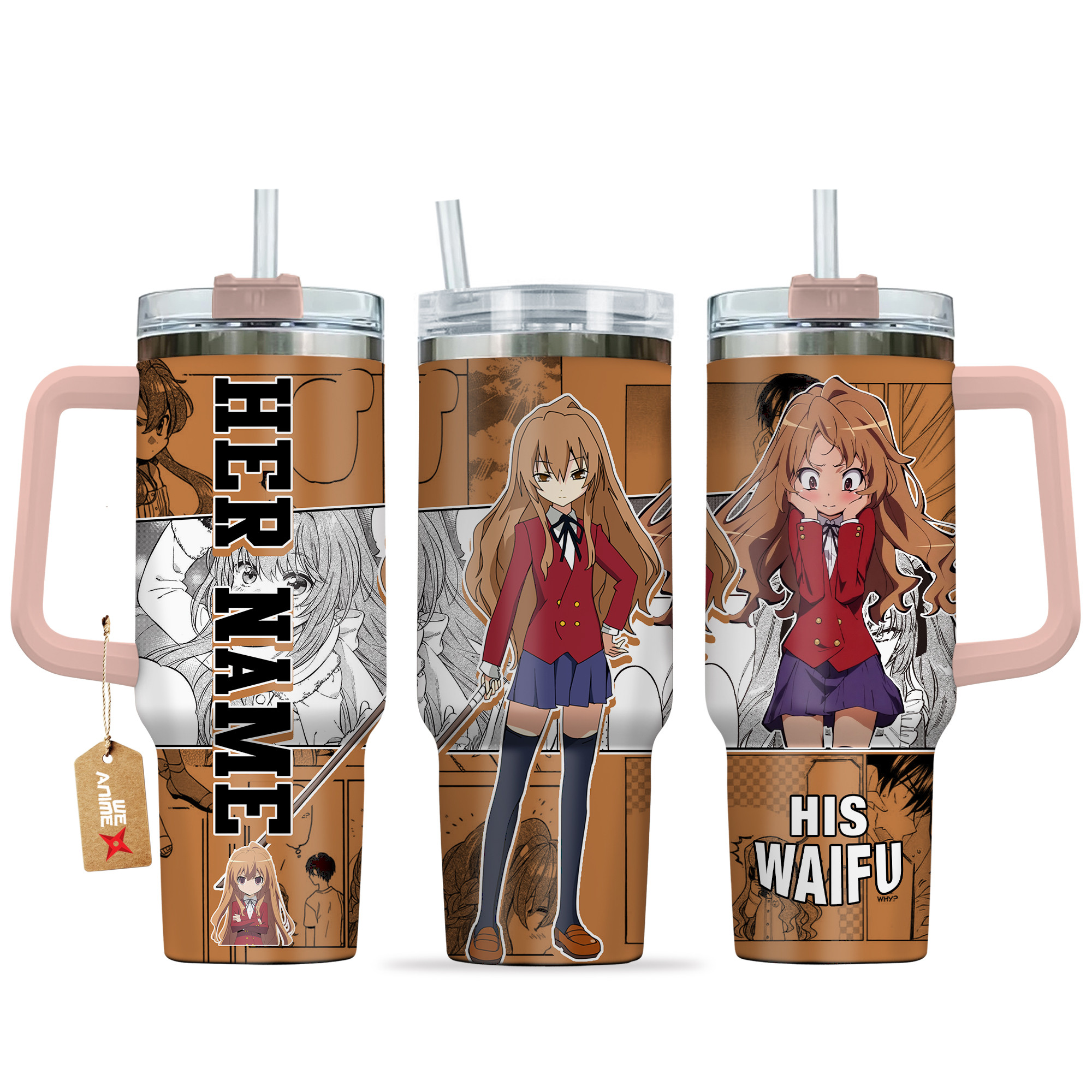 Taiga Aisaka Toradora Anime Custom Stanley Cup 40 oz 30 oz Tumbler With HandleTVC2301137