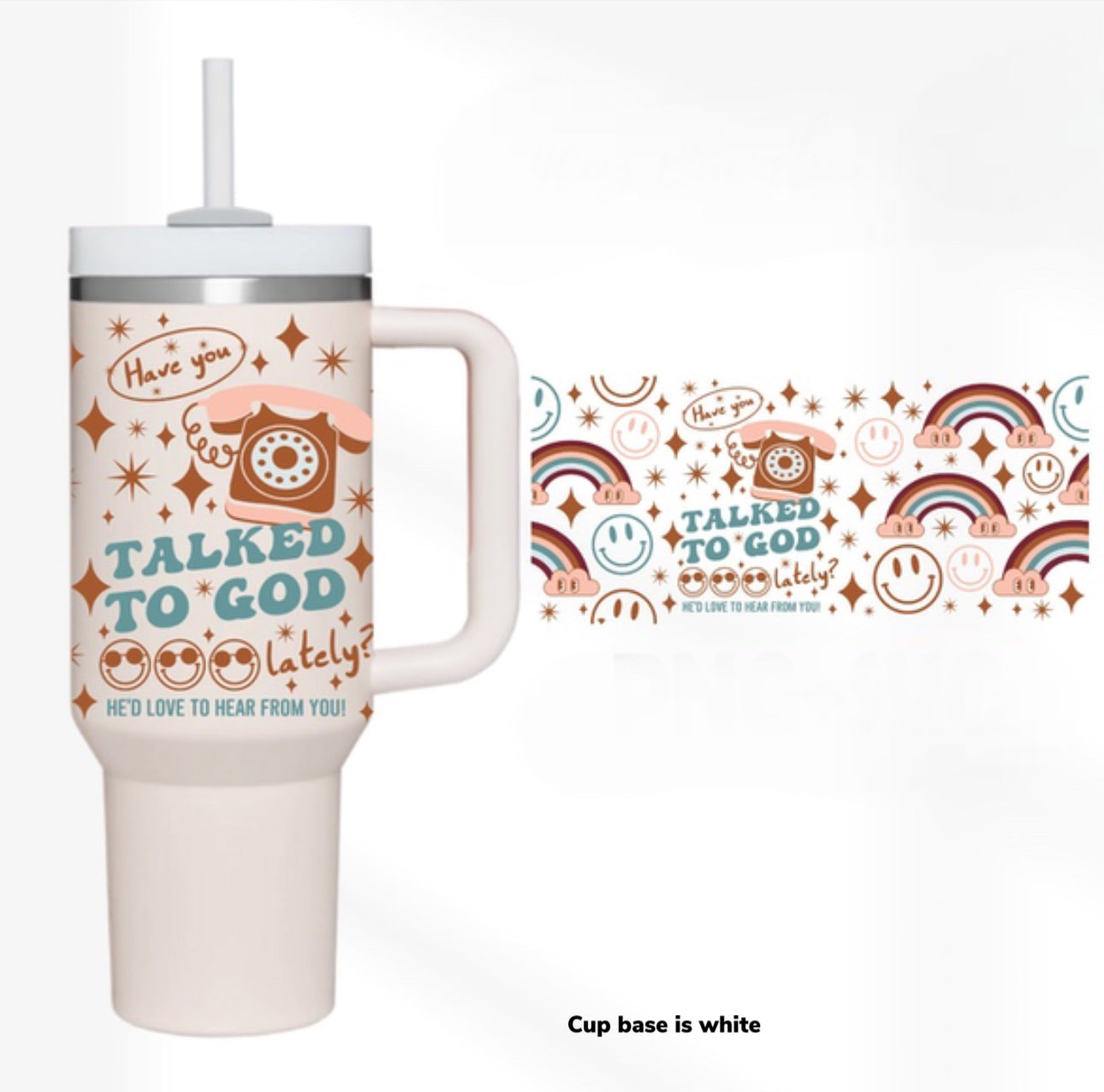 Talked To God  Custom Stanley Cup 40 oz 30 oz Tumbler With HandleTVC2301743