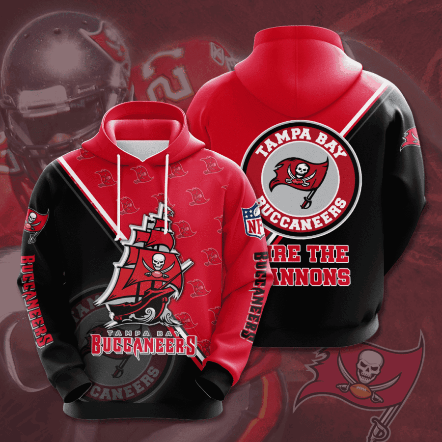 Tampa Bay Buccaneers 3D All Over Print Hoodie, Zip Hoodie