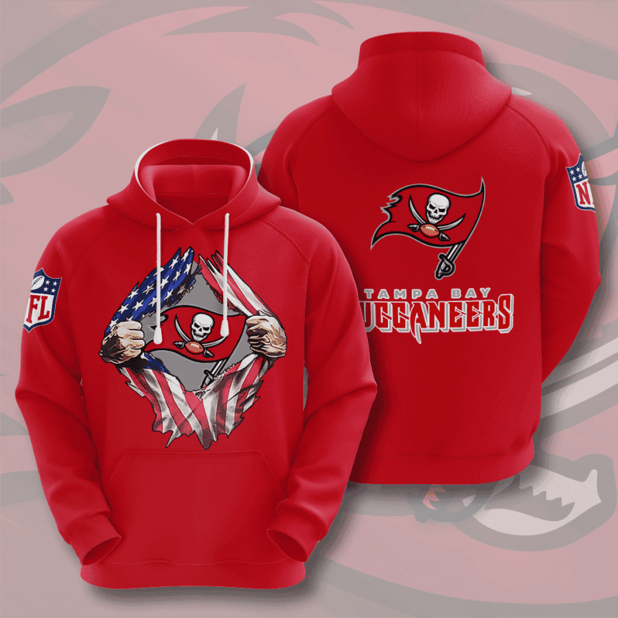 Tampa Bay Buccaneers 3D All Over Print Hoodie, Zip Hoodie