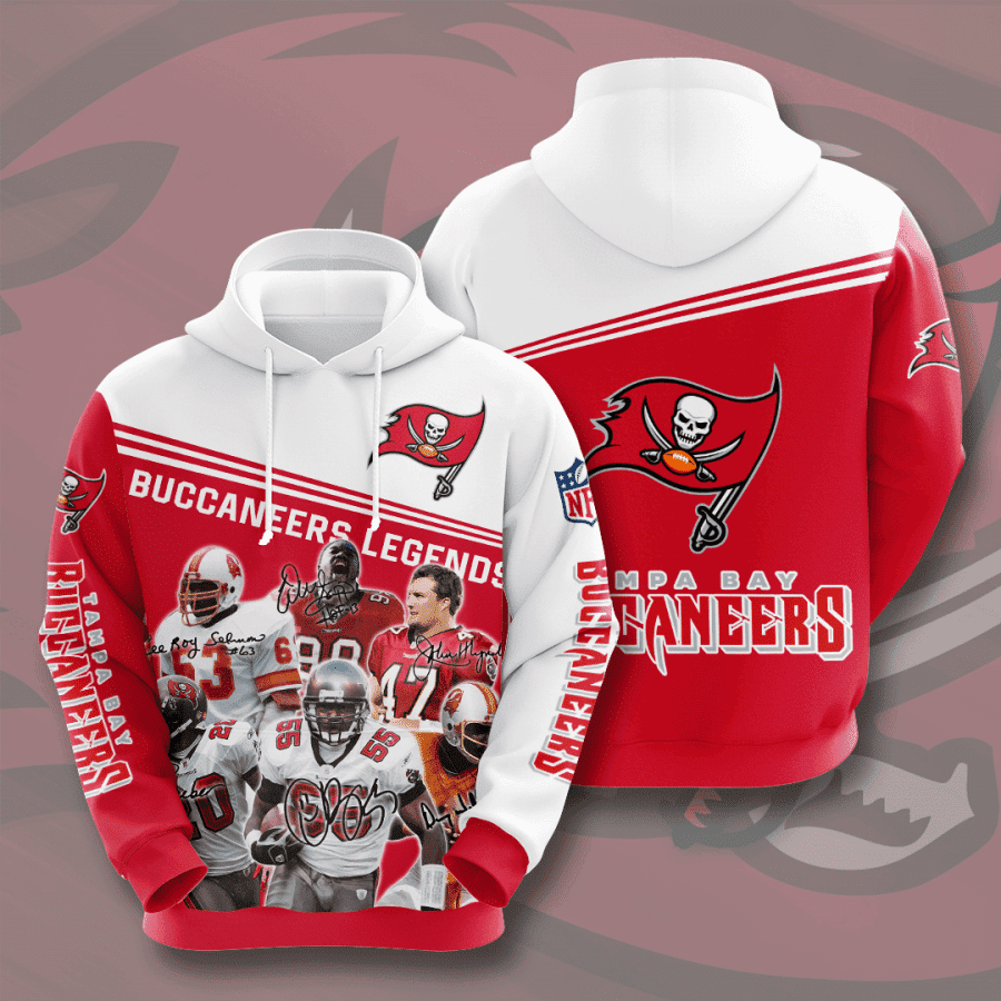 Tampa Bay Buccaneers 3D All Over Print Hoodie, Zip Hoodie