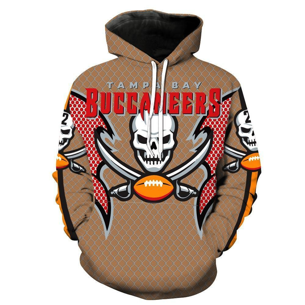 Tampa Bay Buccaneers 3D All Over Print Hoodie, Zip Hoodie