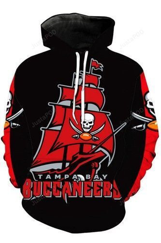 Tampa Bay Buccaneers Cool Skull 3D All Over Print Hoodie, Zip Hoodie