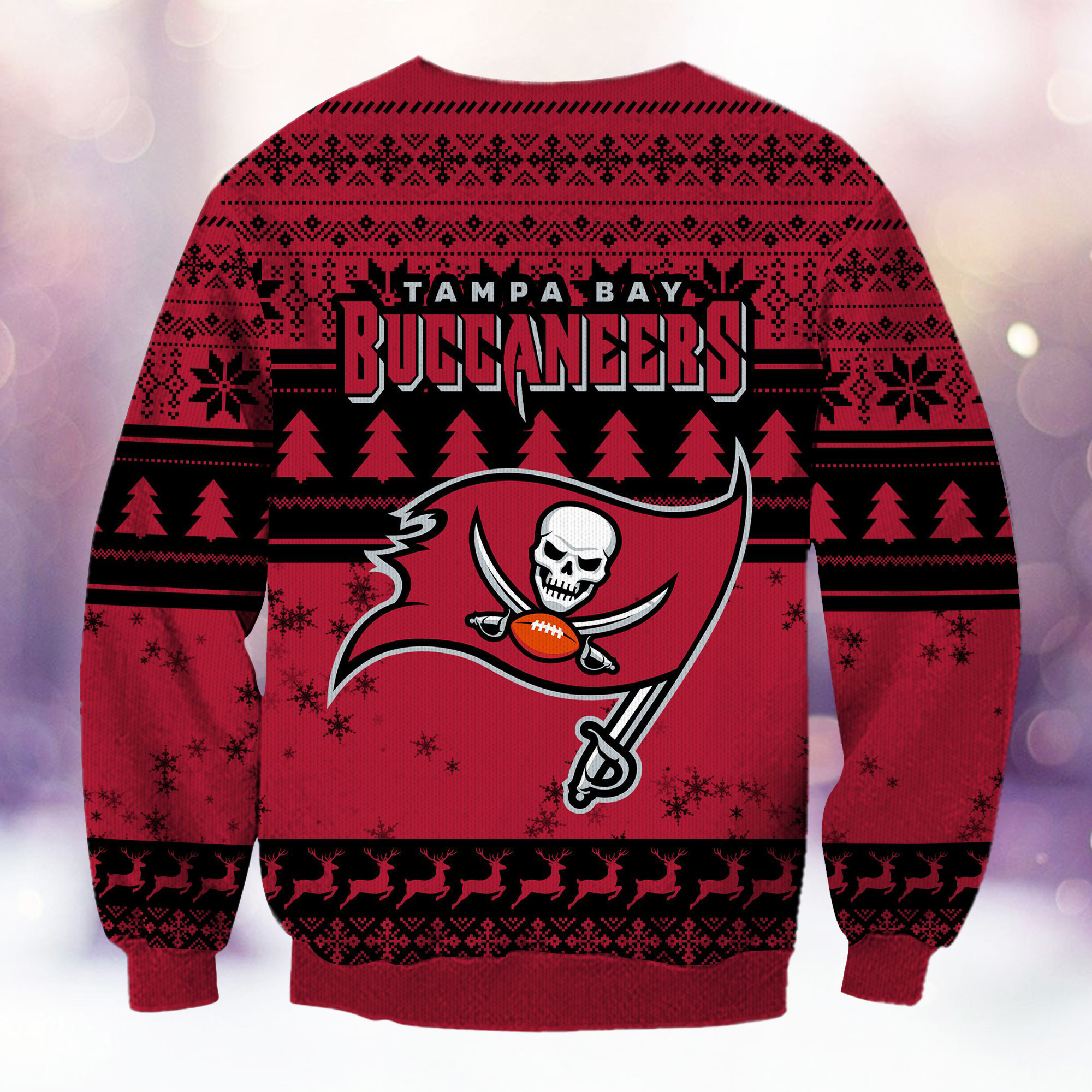 Tampa Bay Buccaneers Grinch Ugly Christmas Sweater Adult 3D Funny Matching for family - Image 3