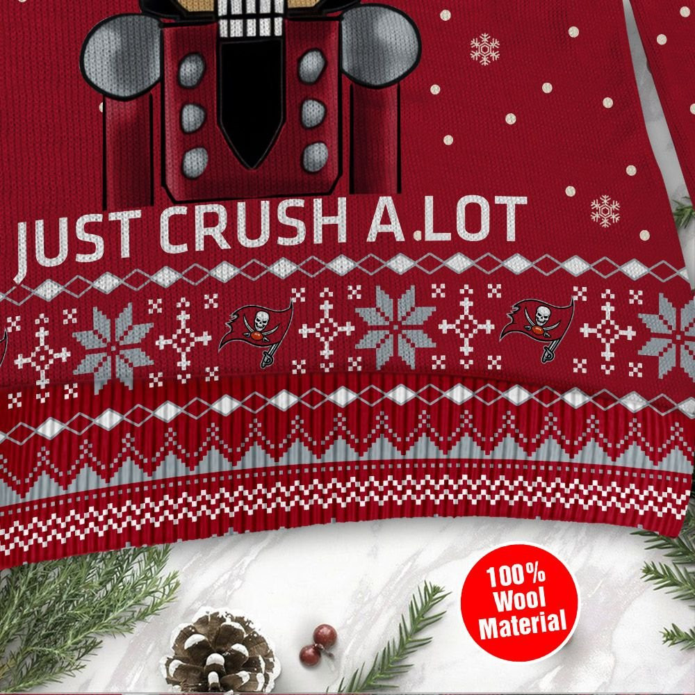Tampa Bay Buccaneers I Am Not A Player I Just Crush Alot Ugly Christmas Sweater Adult 3D Funny Matching for family - Image 4
