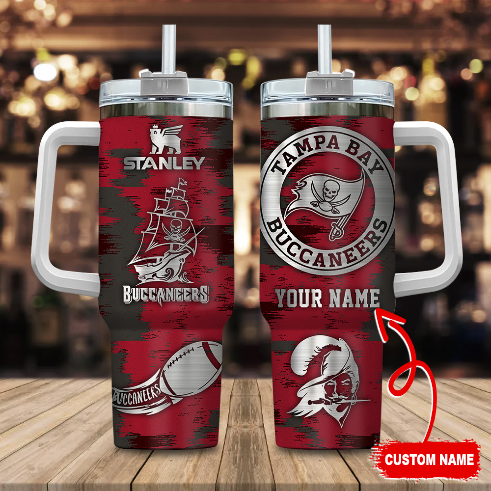 Tampa Bay Buccaneers NFL Custom Stanley Cup 40 oz 30 oz Tumbler With HandleTVC230151