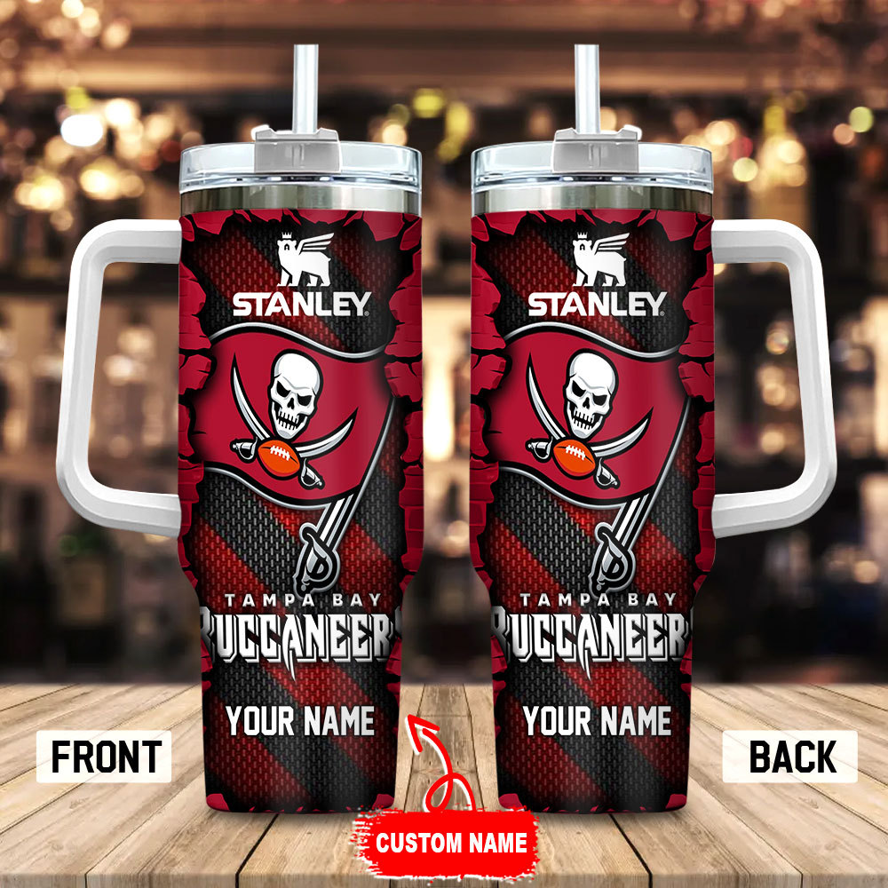 Tampa Bay Buccaneers NFL Custom Stanley Cup 40 oz 30 oz Tumbler With HandleTVC230157