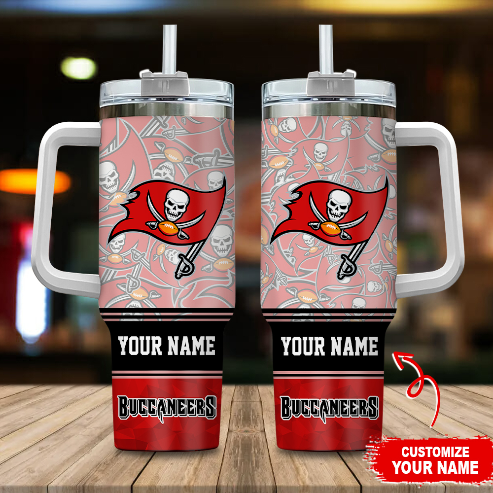 Tampa Bay Buccaneers NFL Custom Stanley Cup 40 oz 30 oz Tumbler With HandleTVC230168