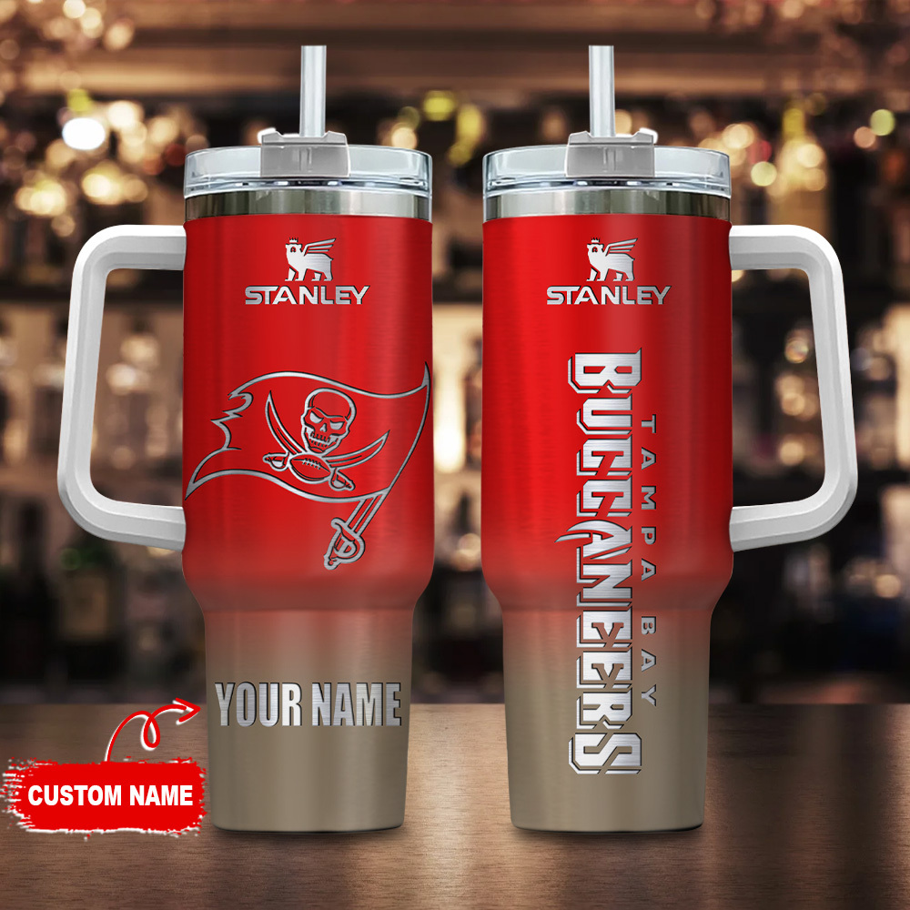 Tampa Bay Buccaneers NFL Custom Stanley Cup 40 oz 30 oz Tumbler With HandleTVC230180
