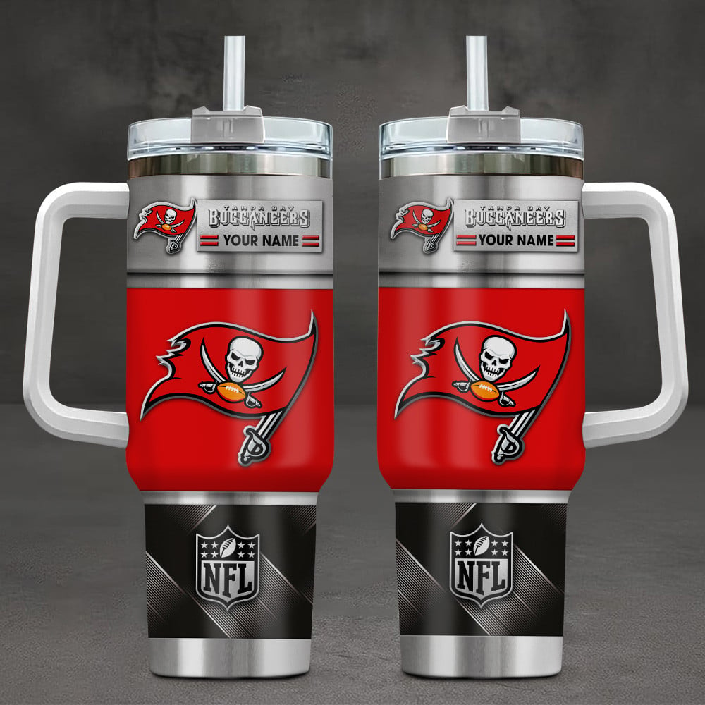 Tampa Bay Buccaneers NFL Custom Stanley Cup 40 oz 30 oz Tumbler With HandleTVC230197