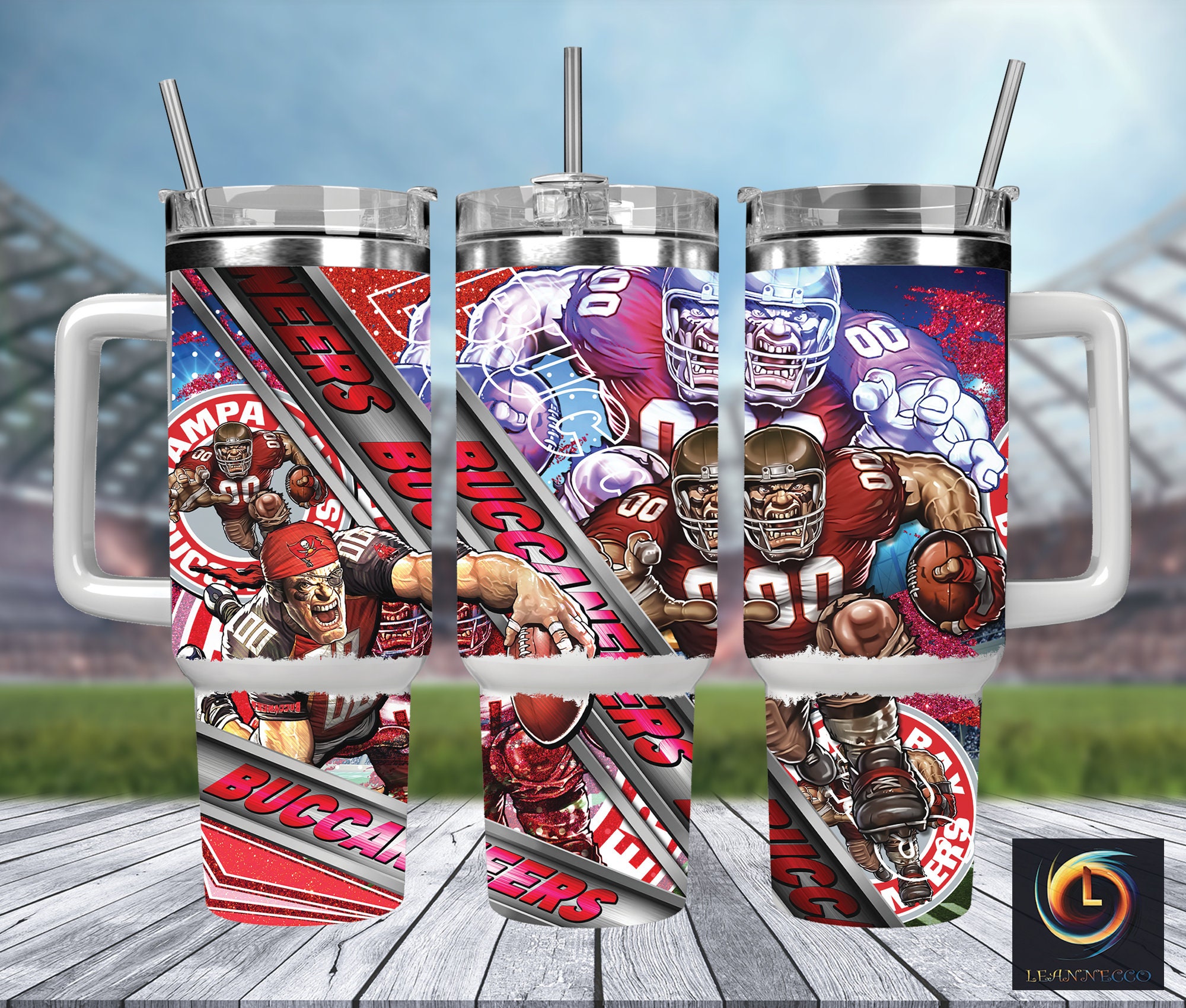 Tampa Bay Buccaneers NFL Mascot Custom Stanley Cup 40 oz 30 oz Tumbler With HandleTVC230101