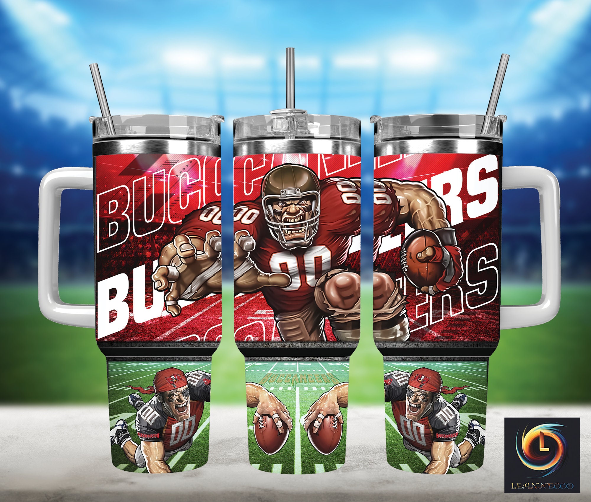 Tampa Bay Buccaneers NFL Mascot Custom Stanley Cup 40 oz 30 oz Tumbler With HandleTVC230101