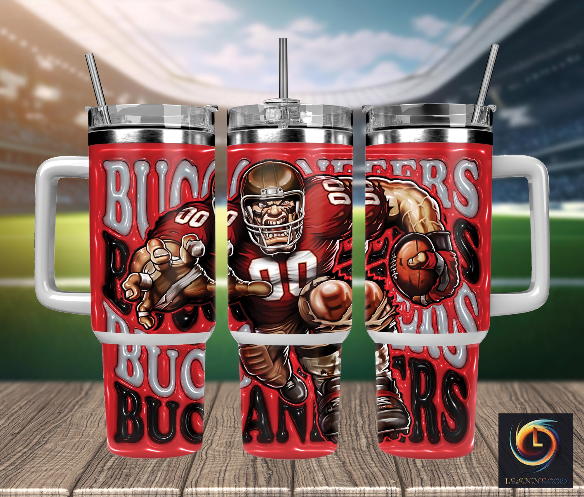 Tampa Bay Buccaneers NFL Mascot Custom Stanley Cup 40 oz 30 oz Tumbler With HandleTVC2301991