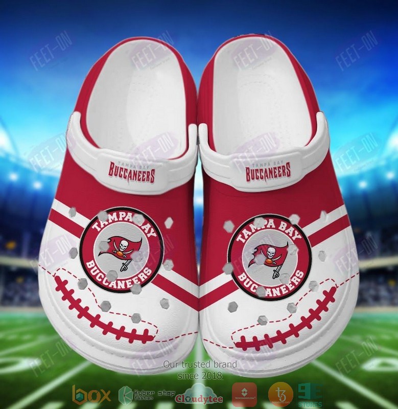 Tampa Bay Buccaneers NFL Sport Crocs Crocband Clogs Shoes Comfortable For Men Women and Kids