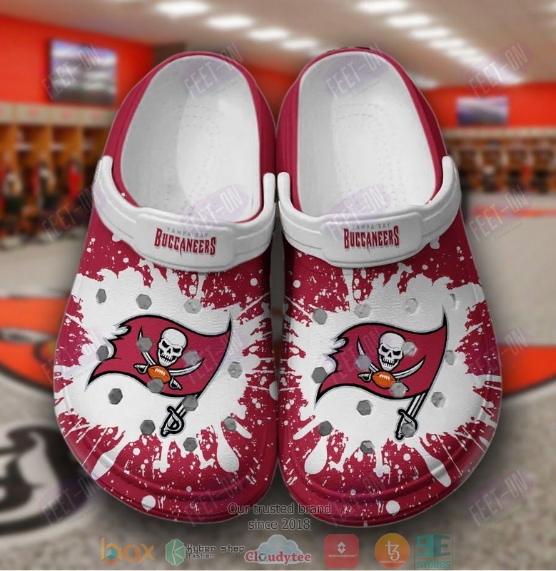 Tampa Bay Buccaneers NFL Sport Crocs Crocband Clogs Shoes Comfortable For Men Women and Kids
