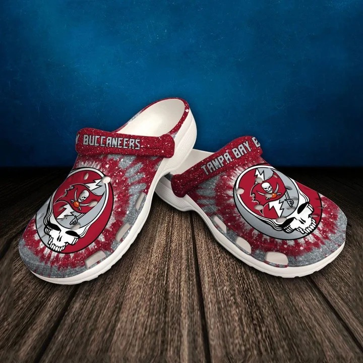 Tampa Bay Buccaneers NFL Sport Crocs Crocband Clogs Shoes Comfortable For Men Women and Kids
