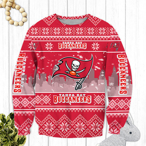 Tampa Bay Buccaneers Ugly Christmas Sweater Adult 3D Funny Matching for family