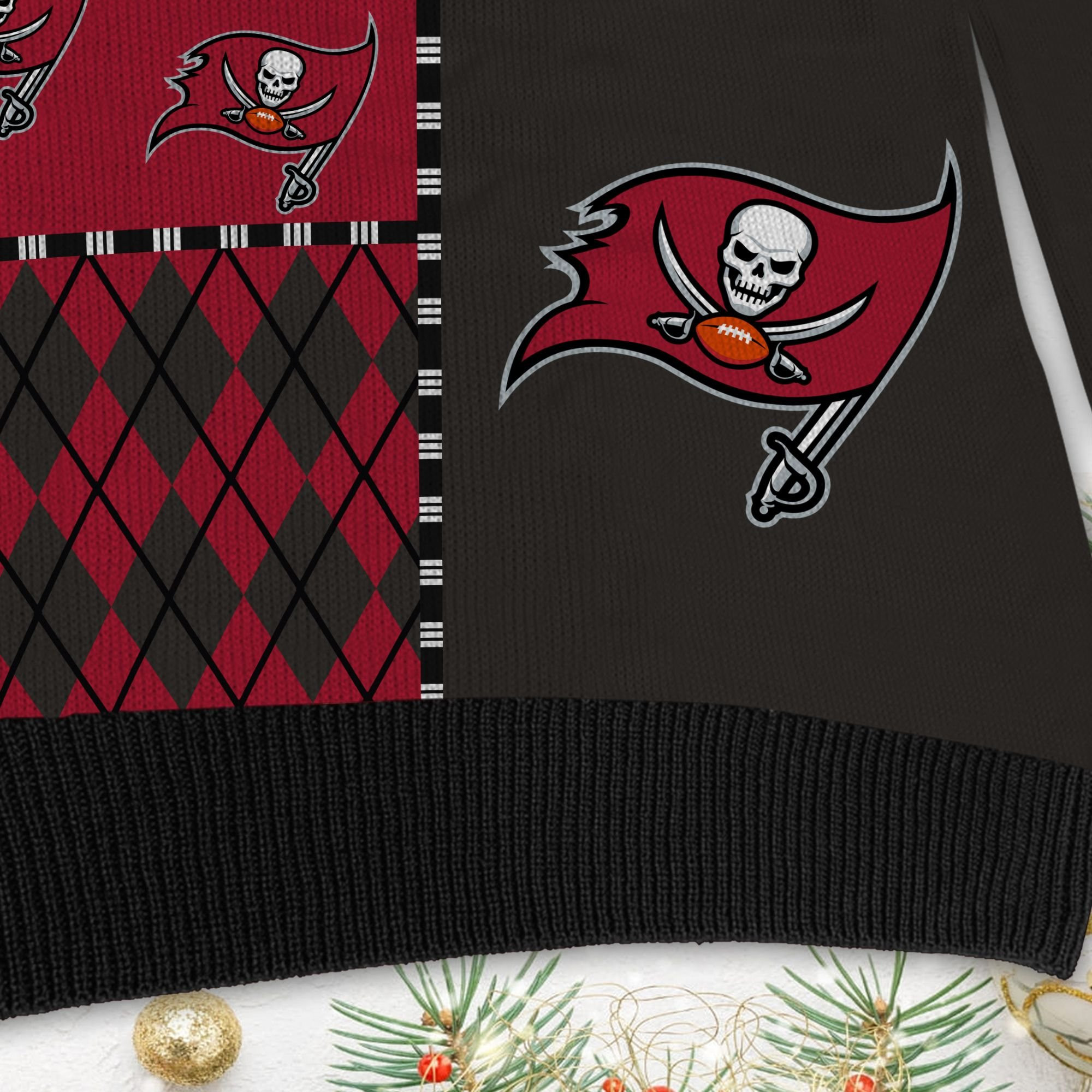Tampa Bay Buccaneerss Christmas Gift For Buccaneers Fans Ugly Christmas Sweater Adult 3D Funny Matching for family - Image 4