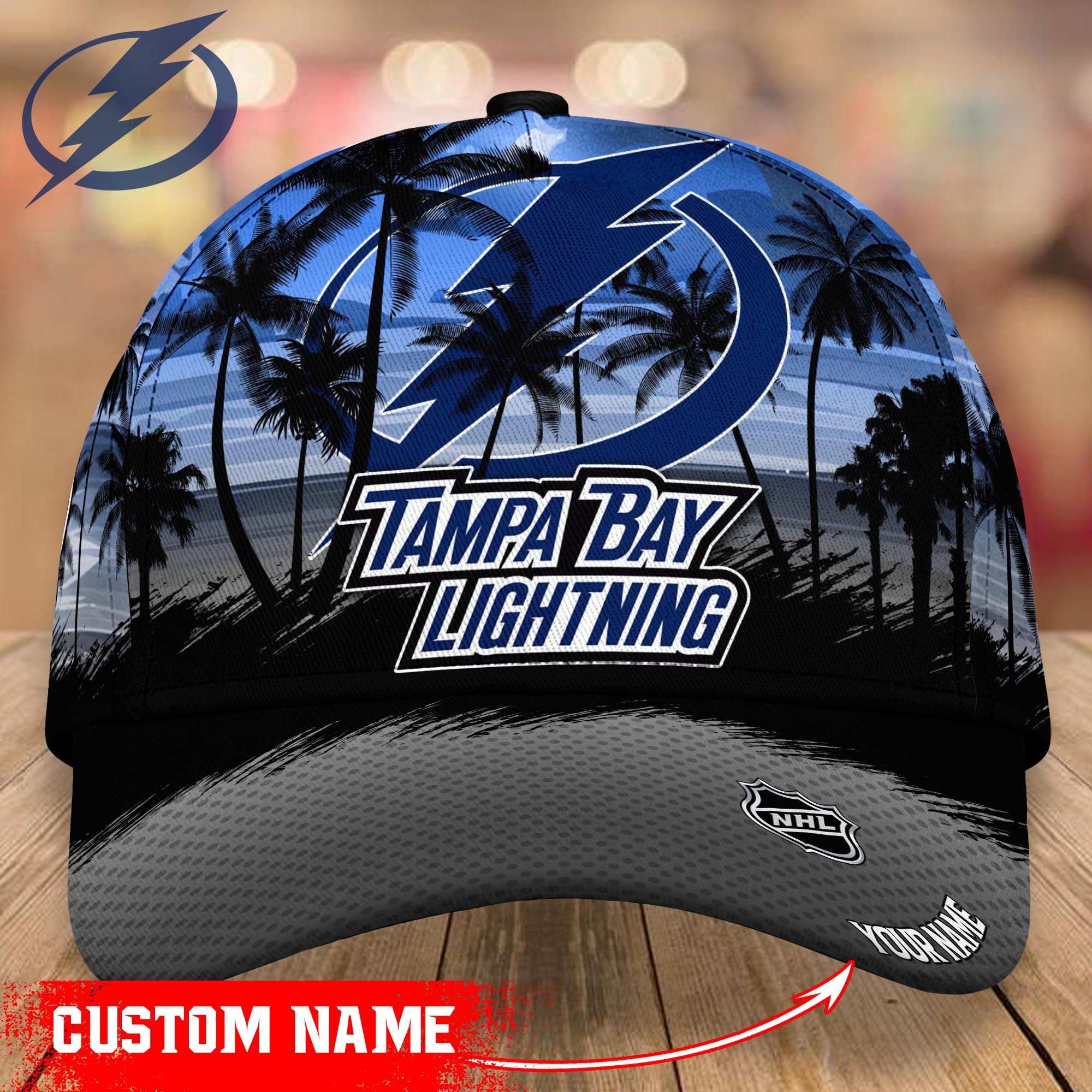 Tampa Bay Lightning Personalized Classic Caps, Baseball Caps Trucker Hats Custom Hats Gifts For Men & Women
