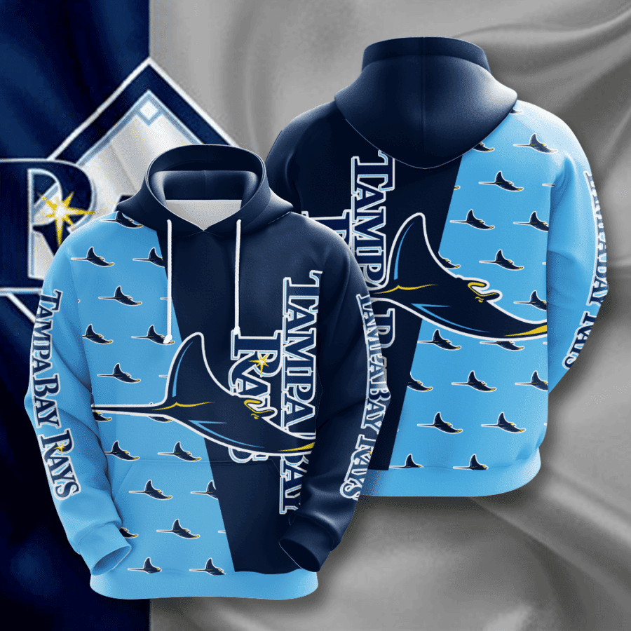 Tampa Bay Rays 3D All Over Print Hoodie, Zip Hoodie