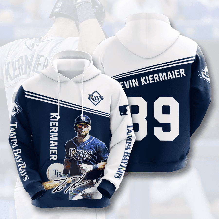 TAMPA BAY RAYS Kevin Kiermaier 3D All Over Print Hoodie, Zip Hoodie