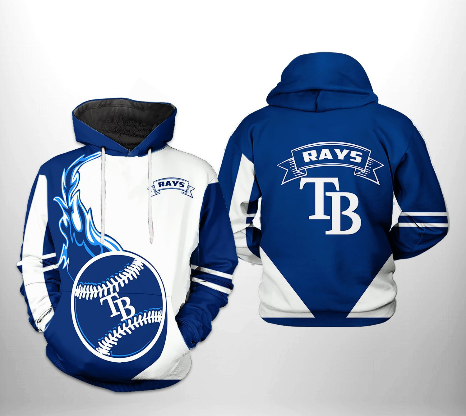 Tampa Bay Rays MLB Classic 3D All Over Print Hoodie, Zip Hoodie
