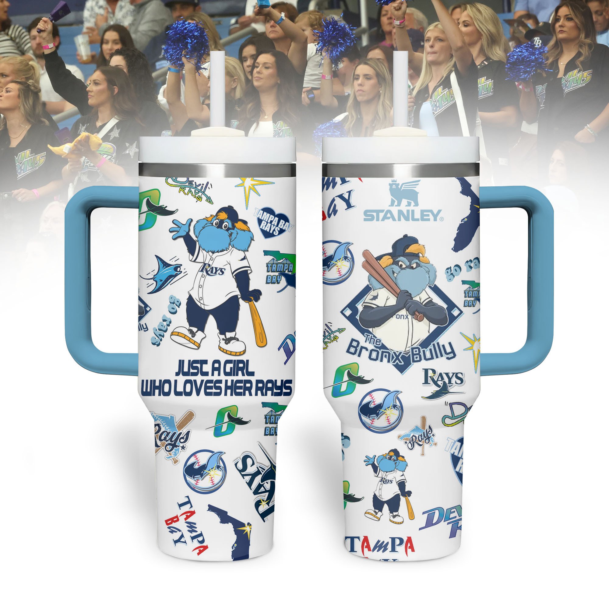 Tampa Bay Rays MLB Custom Stanley Cup 40 oz 30 oz Tumbler With HandleTVC2301126
