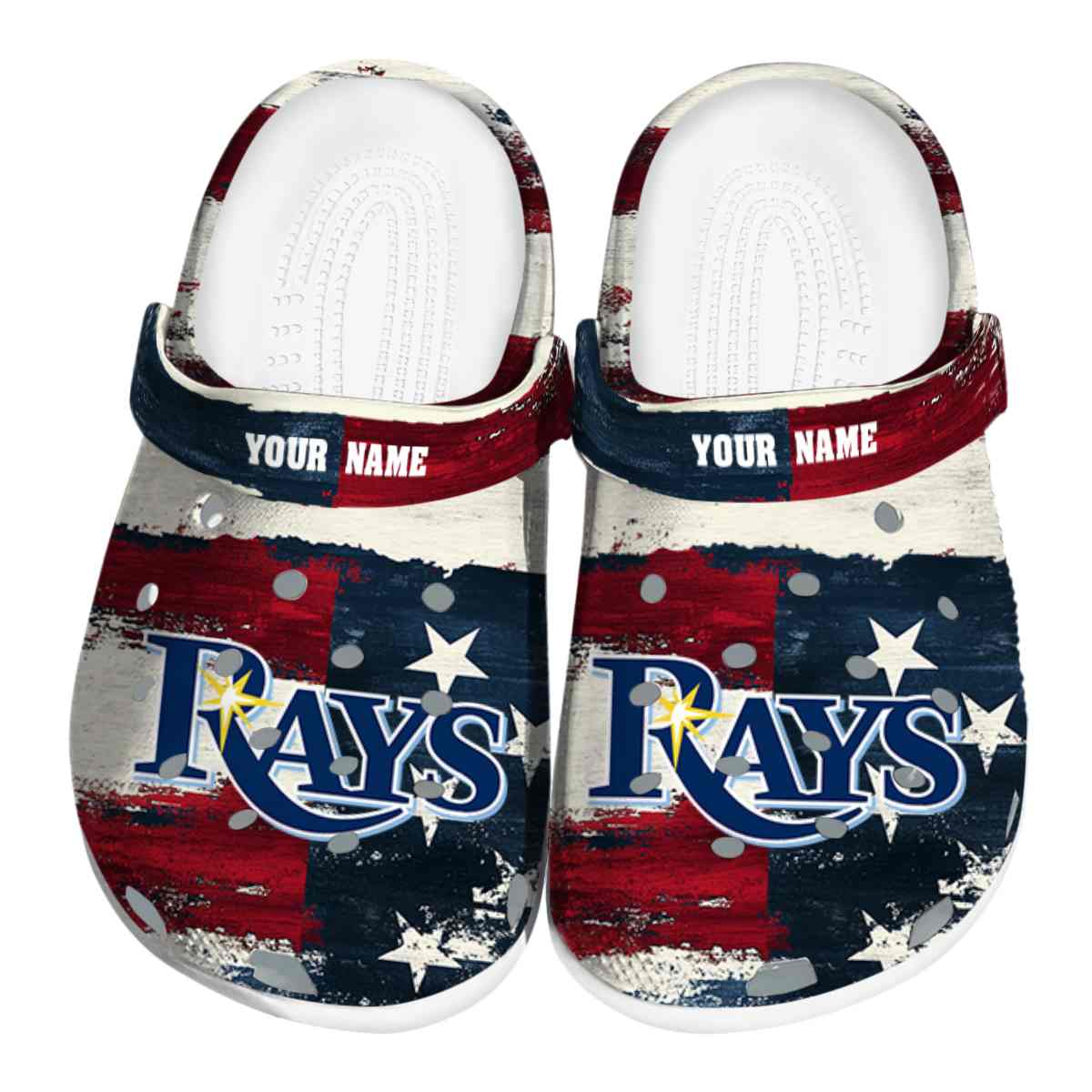 Tampa Bay Rays MLB Sport Crocs Crocband Clogs Shoes Comfortable For Men Women and Kids