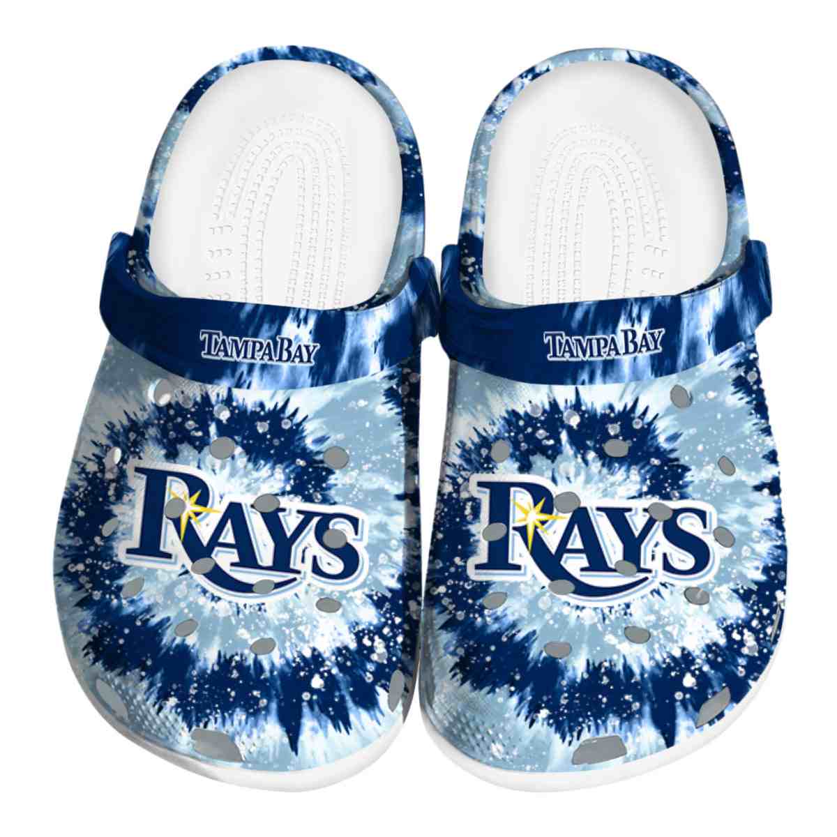 Tampa Bay Rays MLB Sport Crocs Crocband Clogs Shoes Comfortable For Men Women and Kids