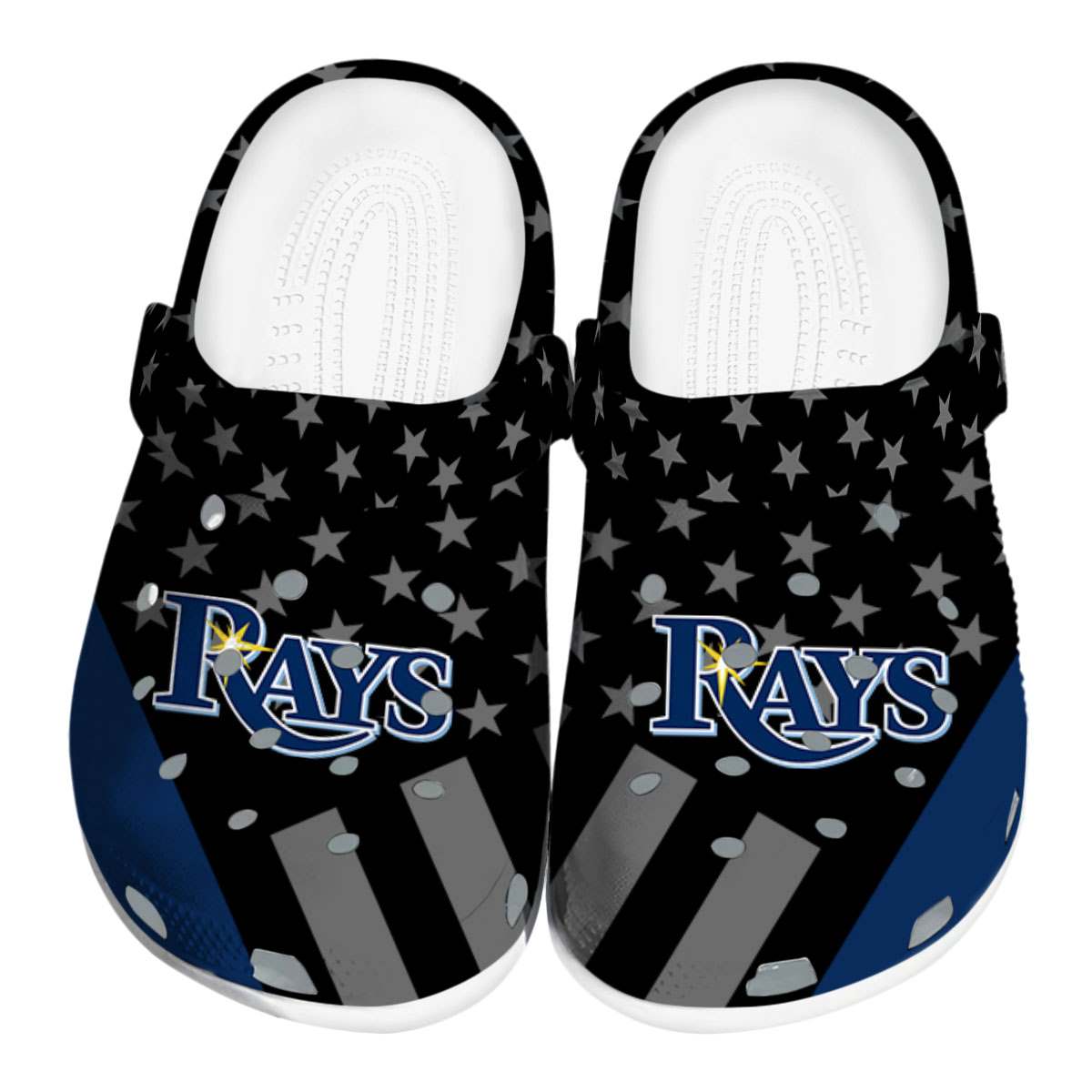Tampa Bay Rays MLB Sport Crocs Crocband Clogs Shoes Comfortable For Men Women and Kids