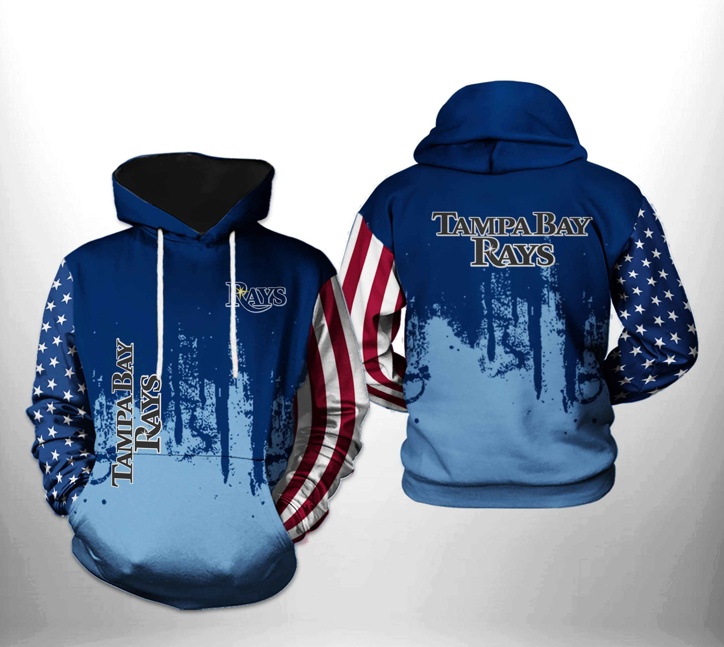 Tampa Bay Rays MLB Team US 3D All Over Print Hoodie, Zip Hoodie