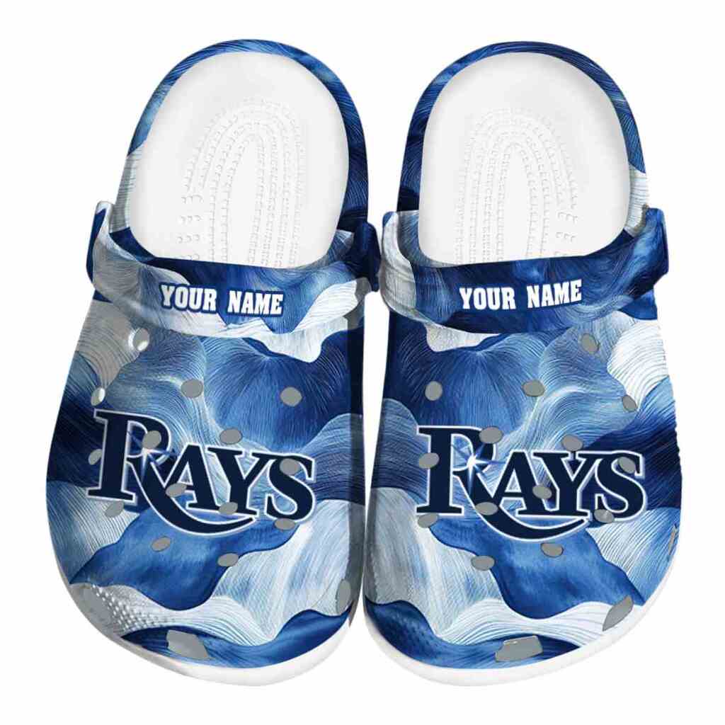 Tampa Bay Rays Ocean Waves ClogTVC1801946