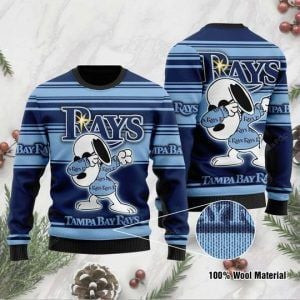 Tampa Bay Rays Ugly Christmas Sweater Adult 3D Funny Matching for family