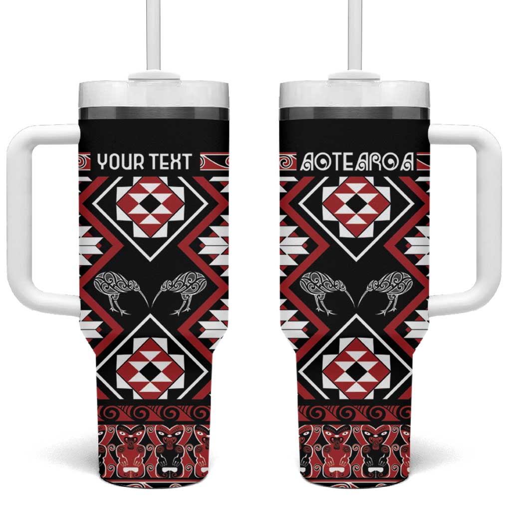 Taniko Motifs Aotearoa Waitangi Kowhaiwhai Kiwi Custom Stanley Cup 40 oz 30 oz Tumbler With HandleTVC2301391