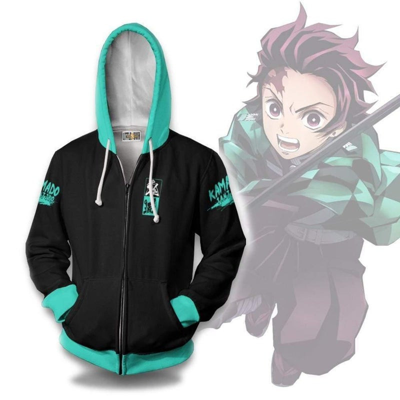 Tanjiro Kamado KNY Clothes Anime 3D All Over Print Hoodie, Zip Hoodie
