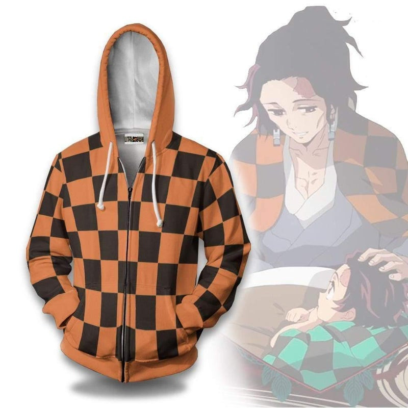 Tanjuro Kamado 3D All Over Print Hoodie, Zip Hoodie