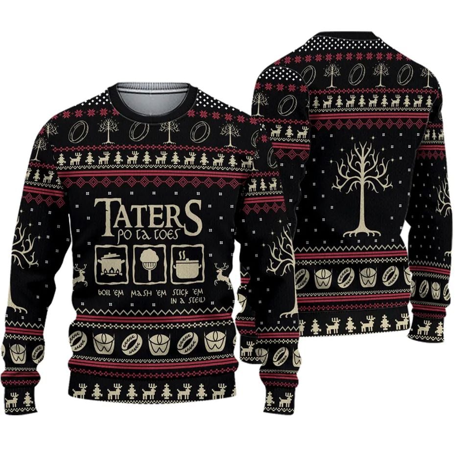 Taters Potatoes Ugly Sweater