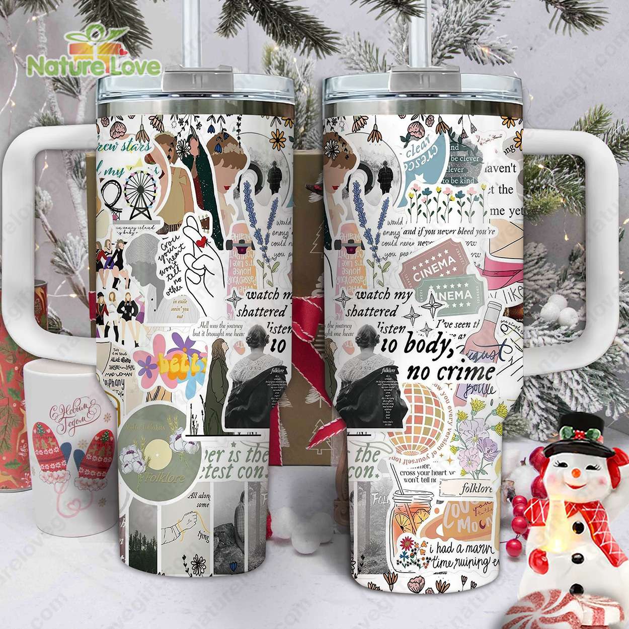 Taylor Swift Album Swiftie Collection Music Custom Stanley Cup 40 oz 30 oz Tumbler With HandleTVC2301904