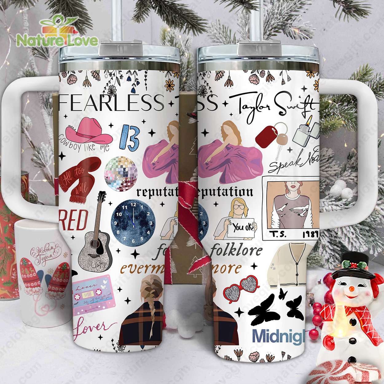 Taylor Swift Album Swiftie Collection Music Custom Stanley Cup 40 oz 30 oz Tumbler With HandleTVC2301904