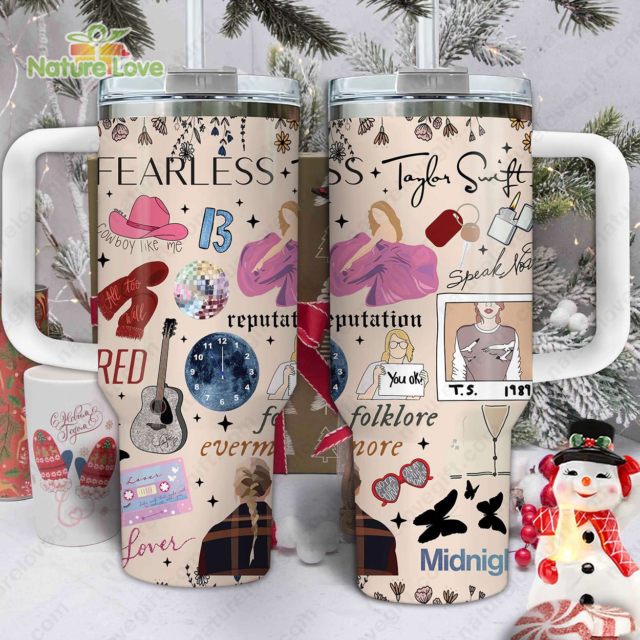 Taylor Swift Album Swiftie Collection Music Custom Stanley Cup 40 oz 30 oz Tumbler With HandleTVC2301904