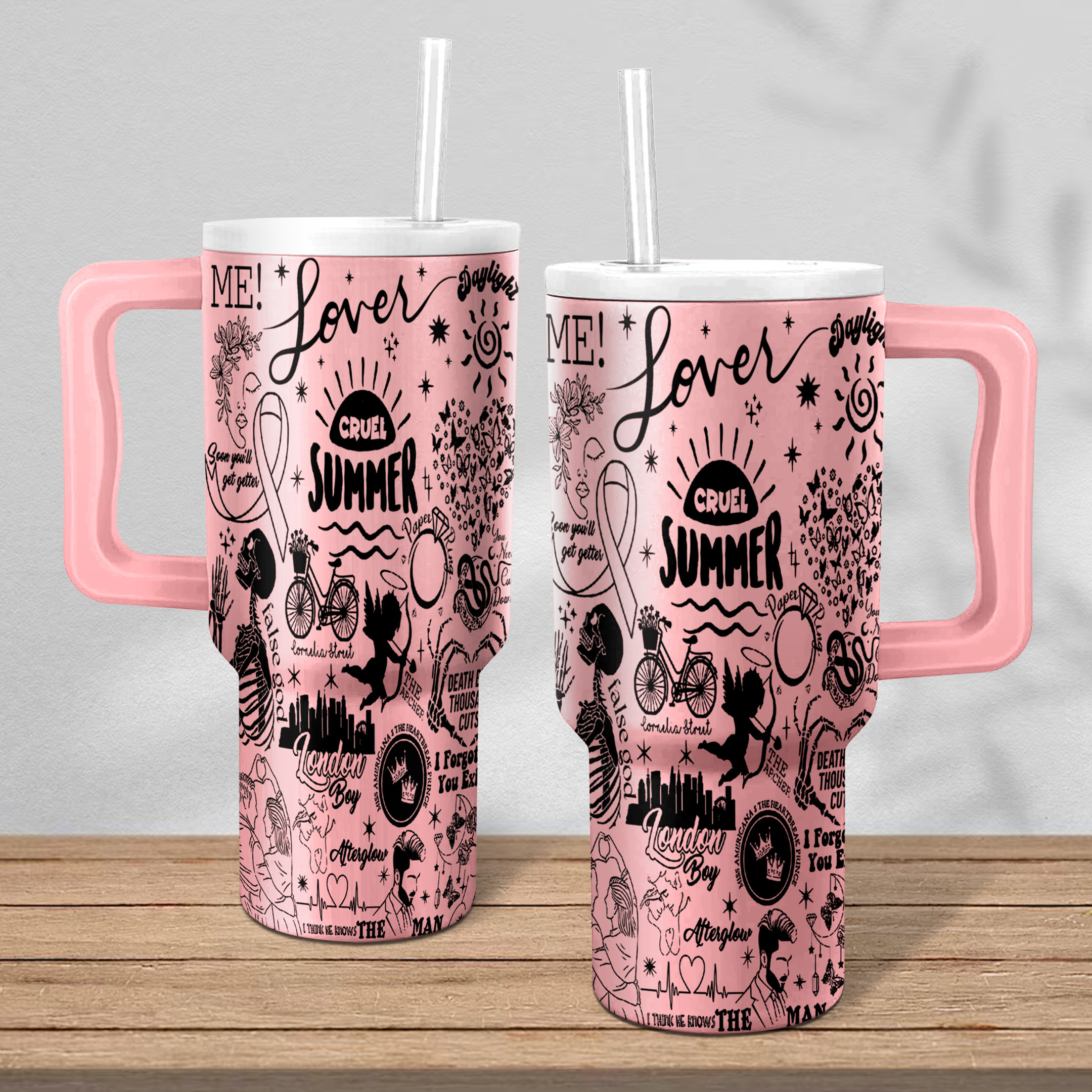 Taylor Swift Lover Album Music Custom Stanley Cup 40 oz 30 oz Tumbler With HandleTVC2301155