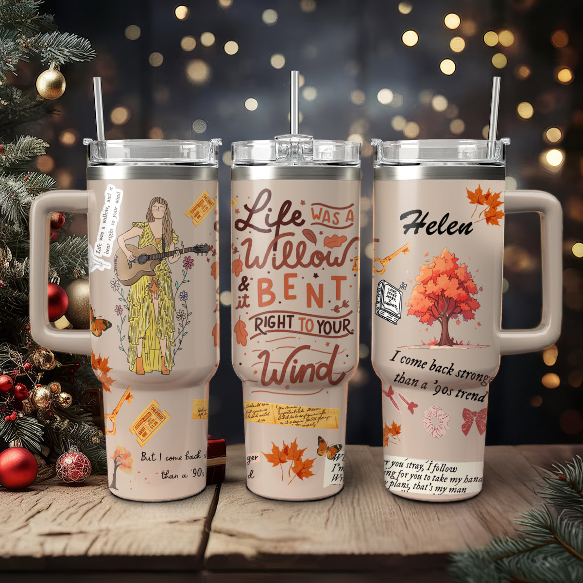 Taylor Swift Music Christmas Custom Stanley Cup 40 oz 30 oz Tumbler With HandleTVC2301419